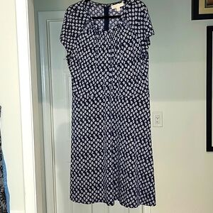 Michael Kors Navy & White Dress 2X